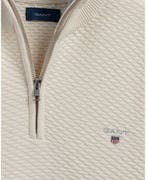 Triangle Texture Halfzip - Cream